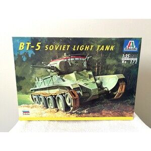 ITALERI #272 BT-5 SOVIET LIGHT TANK 1/35 MODEL & ALHAMBRA BT-5 DETAIL KIT